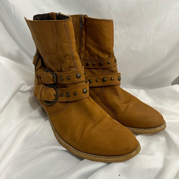 Steven by, Steve Madden Leather P. Vixenn Booties 8.5 - Picture 3 of 11